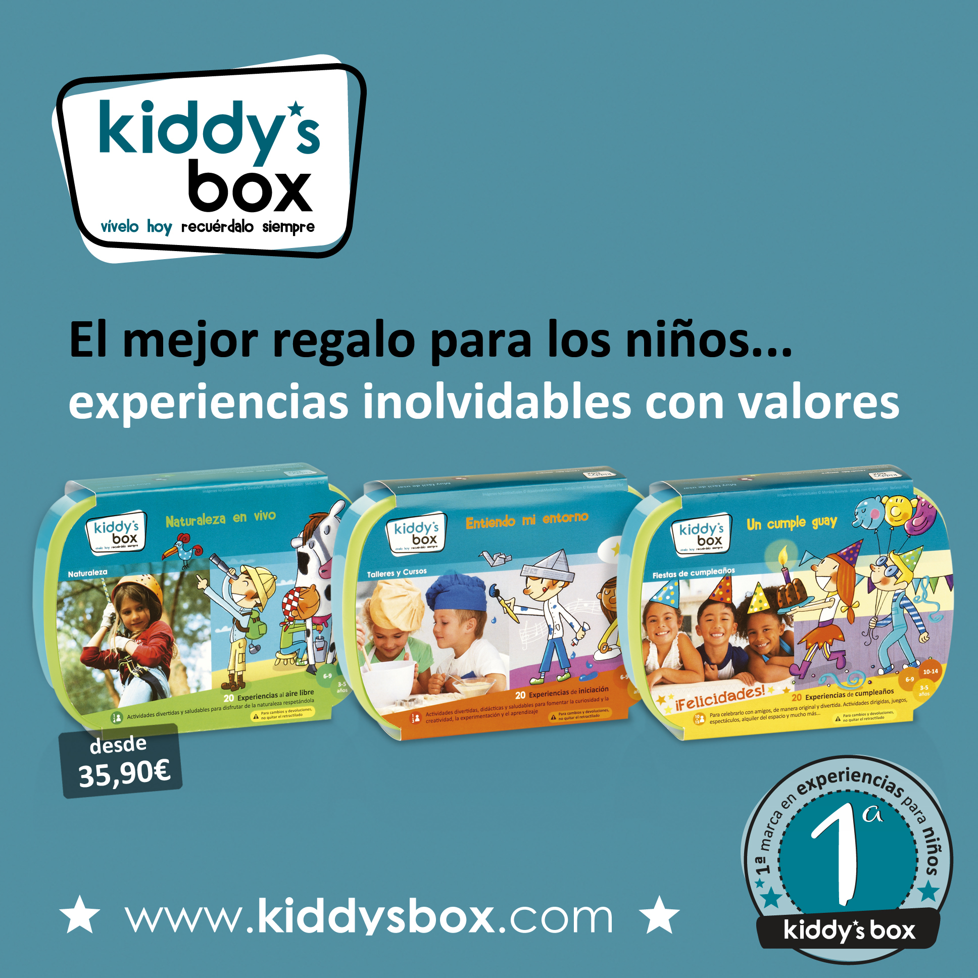 KiddysBox regalo original y divertido para Primera Comunión