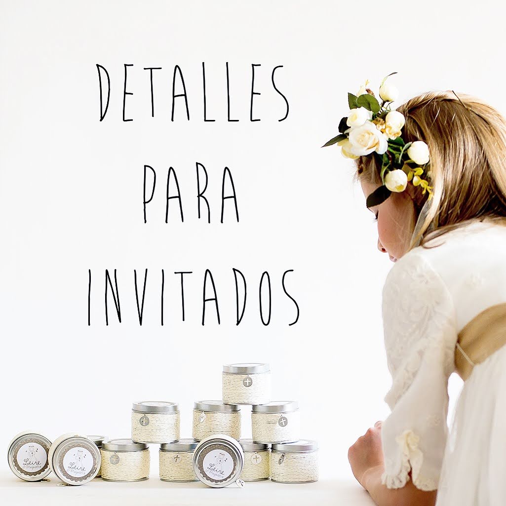 Detalles invitados comunión